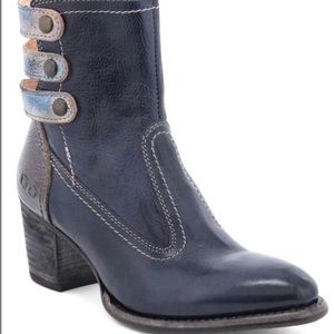 BEDSTU Dawn Ankle Boot in Navy and Gray
